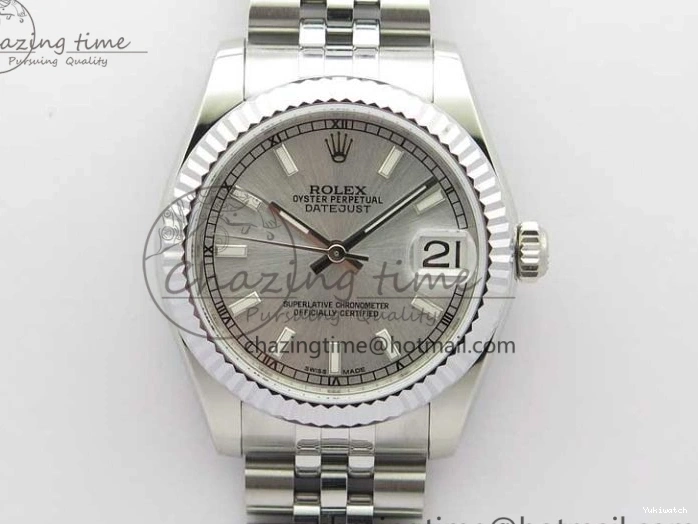 Dial Edition SEIKO 31mm SS Markers Datejust Jubilee Bracelet Stick 178274 on Best SS Silver GSF NH05A 0101